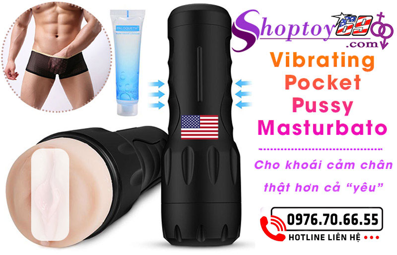 Vibrating Pocket Pussy Masturbator dùng như thế nào
